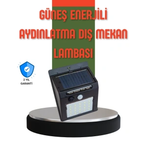 Hareket Sensörlü Güneş Enerjili Dış Mekan Led Lamba 100/144 Led