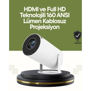 Hdmı Ve Usb Girişli Uzun Ömürlü Ampullü Projeksiyon