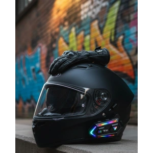 Intercom Mesafeli Ipx6 Suya Dayanıklı Kask Kulaklık Sistemi