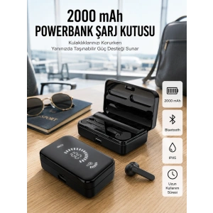 İos Android Uyumlu Bluetooth Kulaklık Kablosuz Kulaklık Yüksek Basslı