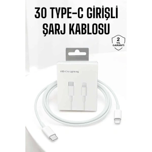 Iphone Uyumlu İos Uyumlu Lightning Hızlı Şarj Tye C Lightning Şarj Kablosu