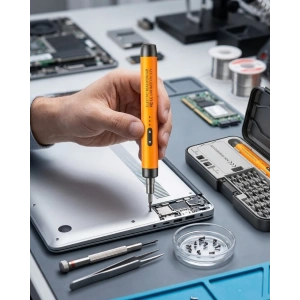 Kablosuz Alüminyum Gövdeli Elektrikli Tornavida 38 Uçlu Teknik Servis Seti