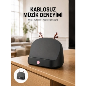 Kablosuz Bluetooth Hoparlör Telefon Koyma Özelliği Yüksek Ses Kaliteli
