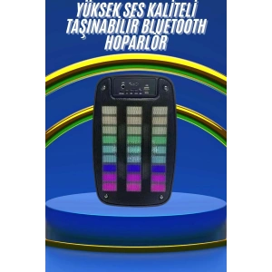 Kablosuz Hoparlör İos Ve Android Uyumlu Şarjlı Sd Kart Girişli Bluetooth Hoparlör