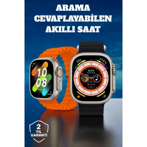 Kablosuz Şarjlı, Çağrı Ve Müzik Kontrolü Sağlayan Akıllı Saat