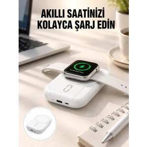 Kablosuz Ve Kablolu Şarj Destekli 10000 Mah Taşınabilir Powerbank Yeni Nesil