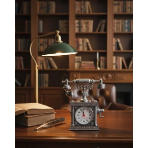 Klasik Telefon Görünümlü Masaüstü Saat Ve Alarm