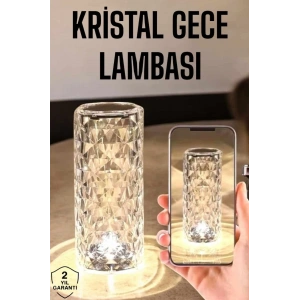 Kristal Dokunmatik Ve Kumandalı Masa Ve Gece Lambası