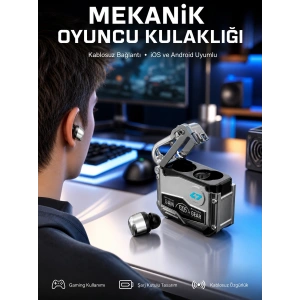 Kulaklığı Yeni Mekanik Kablosuz Kulaklık İos Android Uyumlu Yeni Nesil