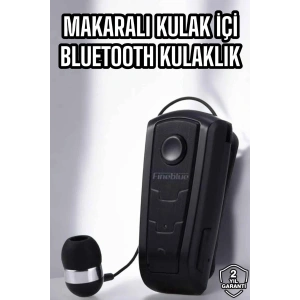 Makaralı Bluetooth Kulaklık Çağrı Cevaplama Kablolu Uzun Pil Ömrü