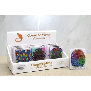 Mandala Desenli Hareketli Sulu El Aynası Alk4583