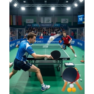 Masa Tenisi Oyun Seti 2 Raket 3 Top Evde Spor Ve Eğlence