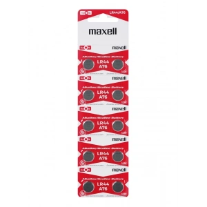 Maxell Lr44 Ag13 Sr44 A76 1.5v Alkalin Saat Pili 10 Adet