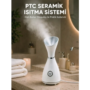 Nano İyonik Cilt Bakım Buhar Makinesi Ptc Isıtma Sistemli
