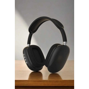 P9 Plus Kulaklık Siyah Bluetooth Bağlantılı Kulak Üstü Kablosuz Anc Özelliği