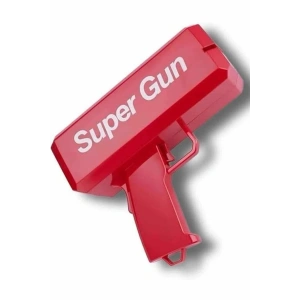 Para Dolar Saçma Para Atma Tabancası Otomatik Kırmızı Oyuncak