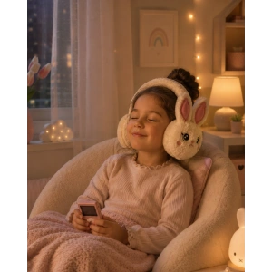 Peluş Bluetooth Kulaküstü Kulaklık Mikrofonlu Kablosuz Müzik Kulaklığı