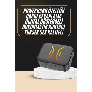 Powerbank Bluetooth Kulaklık  Kulaklığı Yüksek Ses Kaliteli