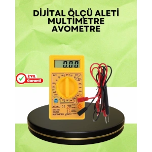 Profesyonel Dijital Multimetre Volt Amper Direnç Ölçümü