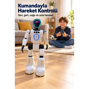 Programlanabilir Robot Oyuncak Kumandayla Komut Kaydetme Özellikli