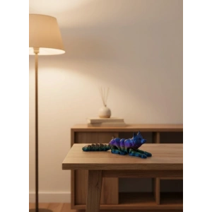 Rainbow Hareketli Kurt Masa Dekoru Esnek Eklem Yapılı