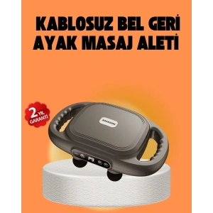Şarjlı 6 Başlıklı Masaj Tabancası 2000 Mah Sessiz Güçlü Motor