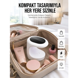 Seyehat Tipi Mini Oje Kurutucu Ultraviole Mor Işık Protez Tırnak Kurutucu