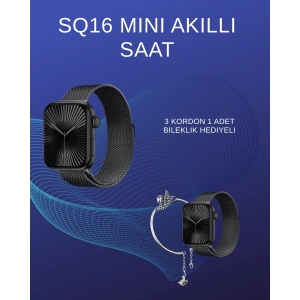 SQ-16 Mini Series 10 Akıllı Saat | Spor Modları, Bildirim Ve Müzik Kontrolü