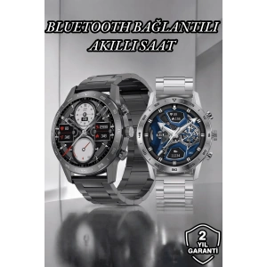 Suya Dayanıklı Dokunmatik Akıllı Saat Bluetooth 5.0, Sesli Asistan Ve Sağlık Takibi