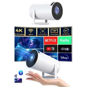 Taşınabilir Projeksiyon Ayaklı Projektör Android Uyumlu Hdmı Girişli