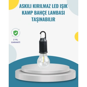 Taşınabilir Sıcak Işık Yayan Kamp Lambası