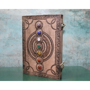 Taşlı Deri Defter Ksk3155