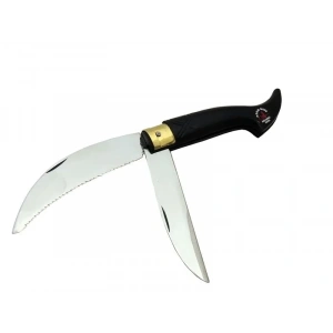 Tosya Büyük Çiftli Testereli Bıçkı Çakı 24 Cm - Plastik Saplı, Manuel