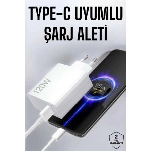 Type-c 120w Şarj Aleti Hızlı Şarj Turbo