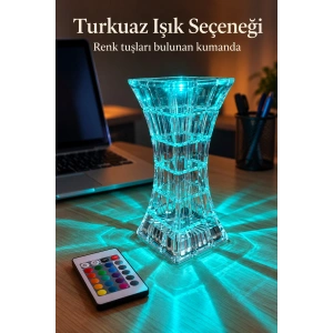 Type C Şarj Girişli Kumandalı Masa Lambası