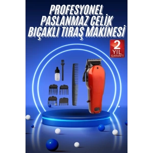 Unısex Tıraş Makinesi Lazer Öncesi Kısaltma Paslanmaz Çelik