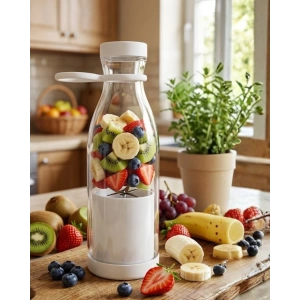 Usb Şarjlı Mini Blender Taşınabilir Smoothie Yapıcı 380 Ml Pratik Kullanım