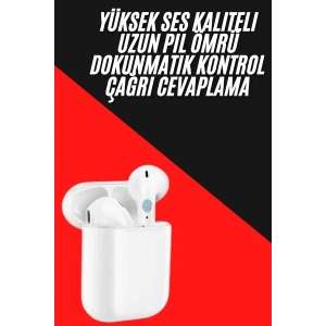 Yeni Nesil Çift Mikrofonlu Dokunmatik Kablosuz Bluetooth Kulaklık