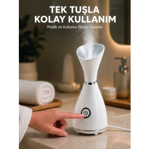 Yüz Buhar Cihazı 80 Ml Su Hazneli Nano İyonik