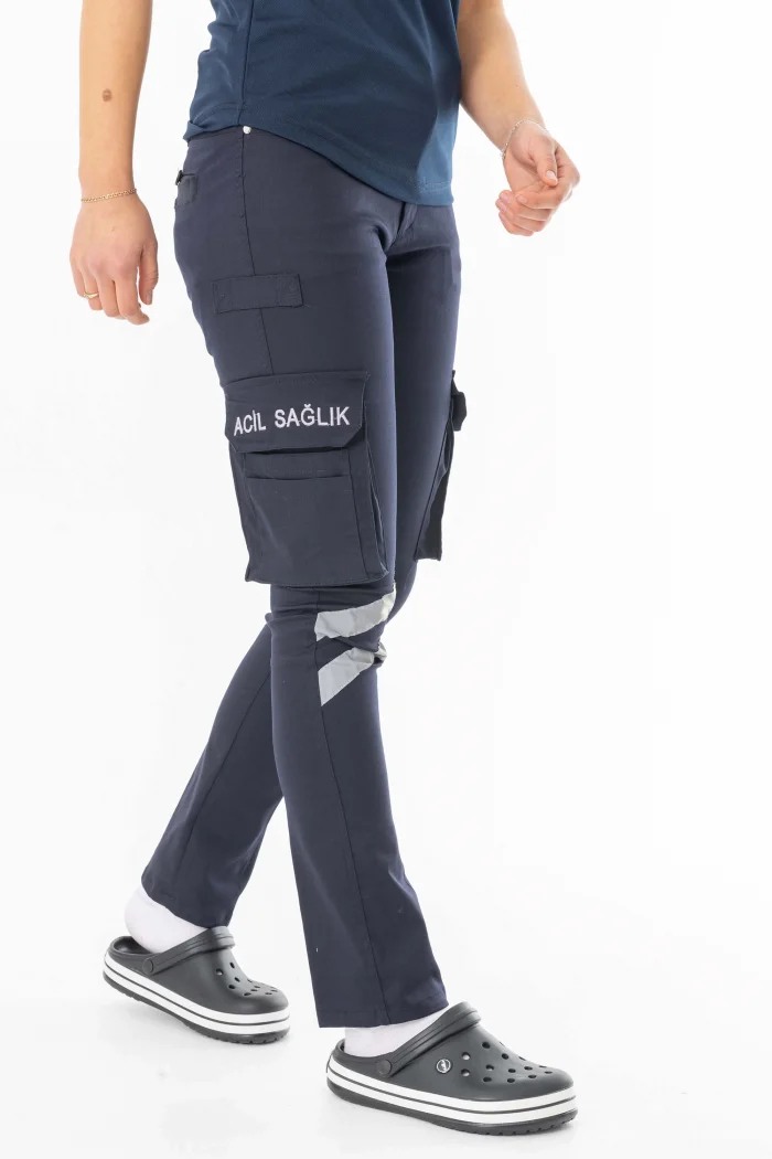 112 Acil Tıp Teknisyeni Pantolon Unisex Lacivert (ATT003)