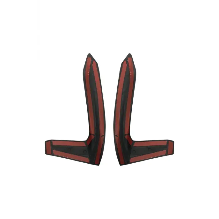 GP Kompozit Honda Forza 250 2023-2025 Uyumlu Üst Bacak Koruma Siyah