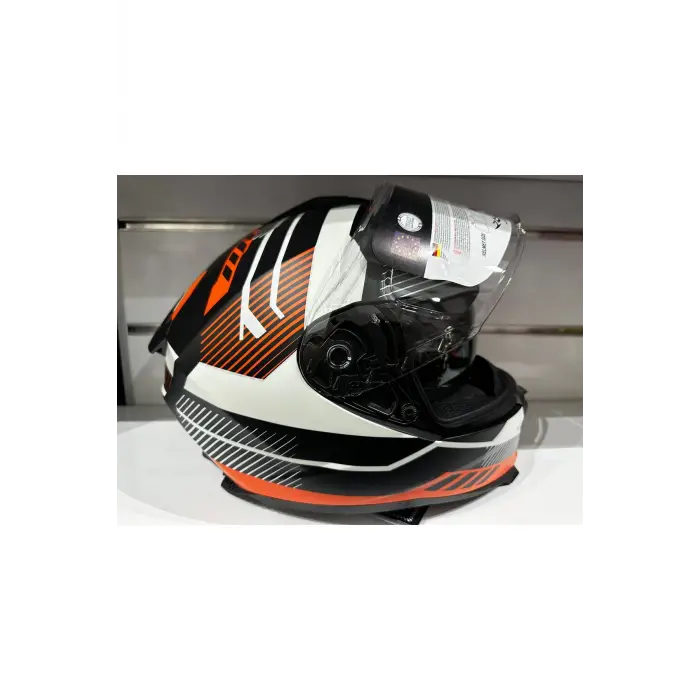 KASK SWAY SW-865 MAT GREY/ORANGE GÜNEŞ GÖZLÜKLÜ