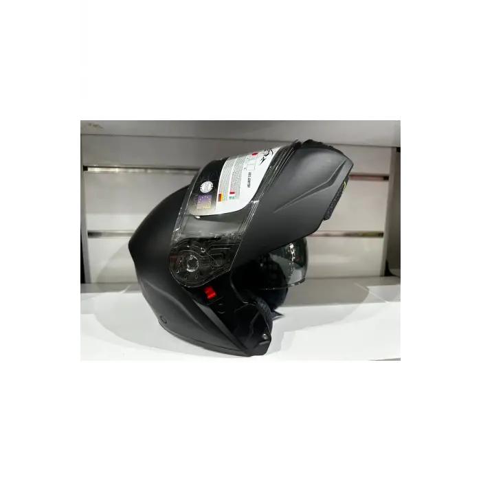 KASK SW-917 ÇENE AÇILIR GÜNEŞ GÖZLÜKLÜ MAT SİYAH