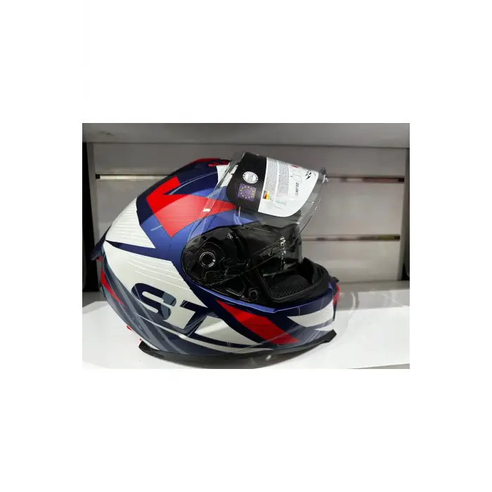 KASK SWAY SW-865 ST BLUE/RED GÜNEŞ GÖZLÜKLÜ