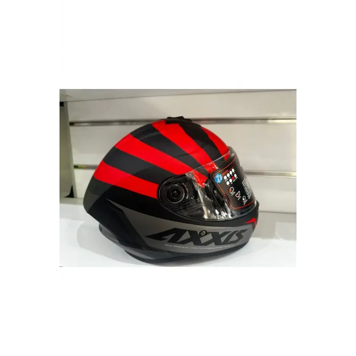 KASK AXXİS DRAKEN S PREMIER B5 MAT RED/BLACK/GREY