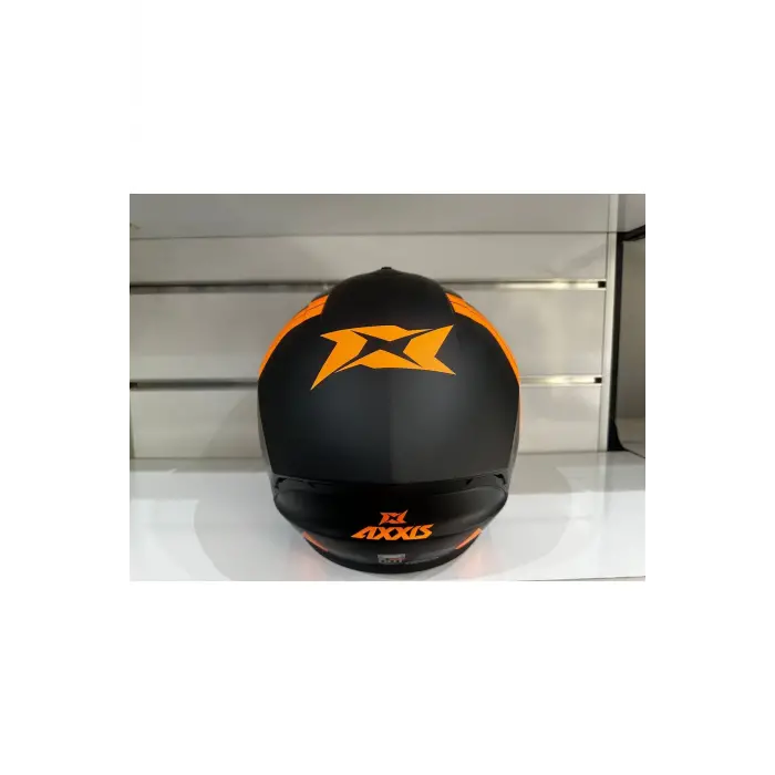 KASK AXXİS DRAKEN S B4 SLIDE MAT FLOUR uyumlu ORANGE/BLACK