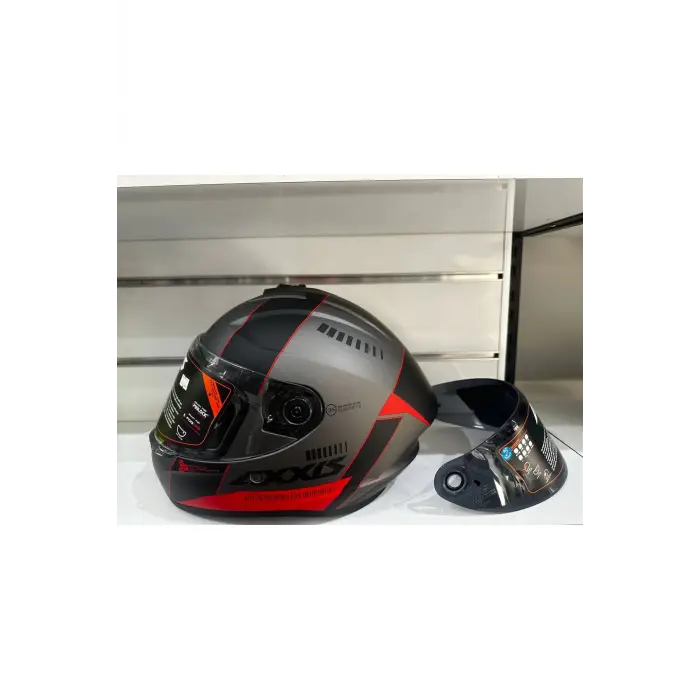 KASK AXXİS DRAKEN S MP4 C5 MAT RED/TİTANYUM