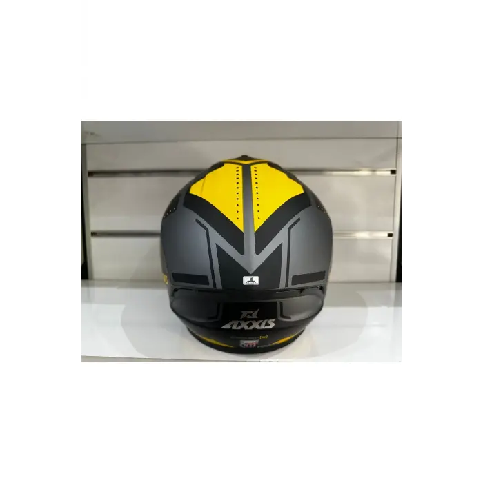 KASK AXXİS DRAKEN S SONAR C3 MAT TİTANYUM/YELLOW