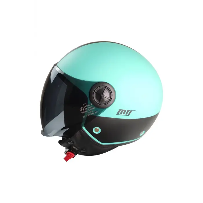 KASK MTS FX-101 MAT MİNT/SİYAH ÇENESİZ