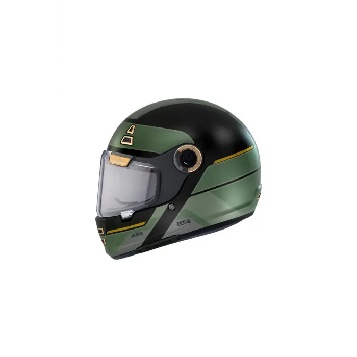 Kask Mt Jarama 68th C1 Parlak Siyah Şefaf Vizörlü Kask